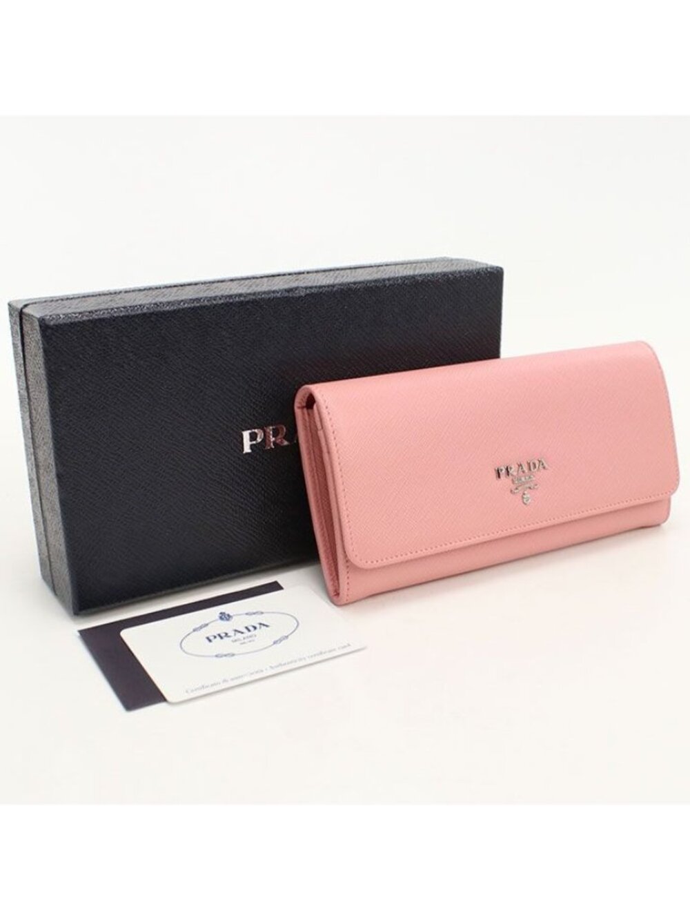 Prada Saffiano Leather Wallet Bifold